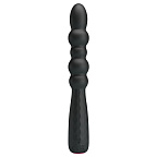 Mr. Play Super Rower - Wibrator analny, Czarny, 18.5 cm