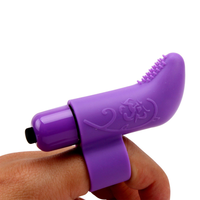 Wibrator MisSweet Finger Vibe, 7,4 cm (fioletowy)