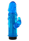 Вібратор-кролик Seven Creations Mini Rabbit Vibe, 12,5 см (блакитний)