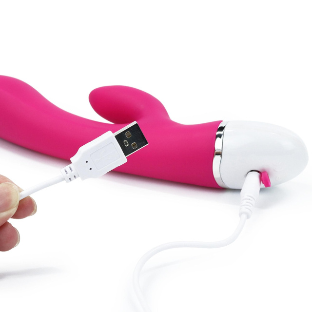 Wibrator królik LoveToy Dreamer, 20,5 cm (różowy)