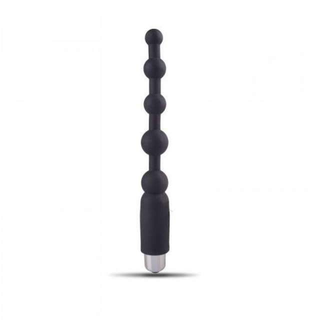 Анальный вибратор Toyz4lovers Anale Pearls, 19.5 см (черный)