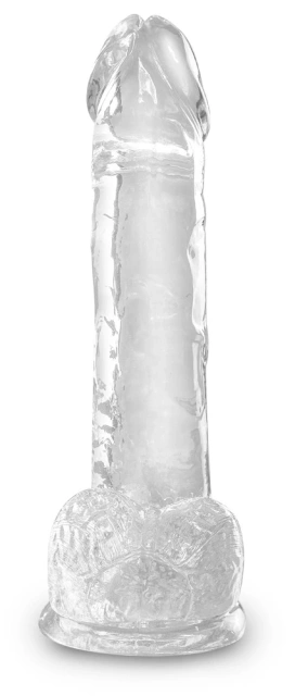 Pipedream King Cock 7 Inch - Dildo, Przezroczysty, 17.8 cm