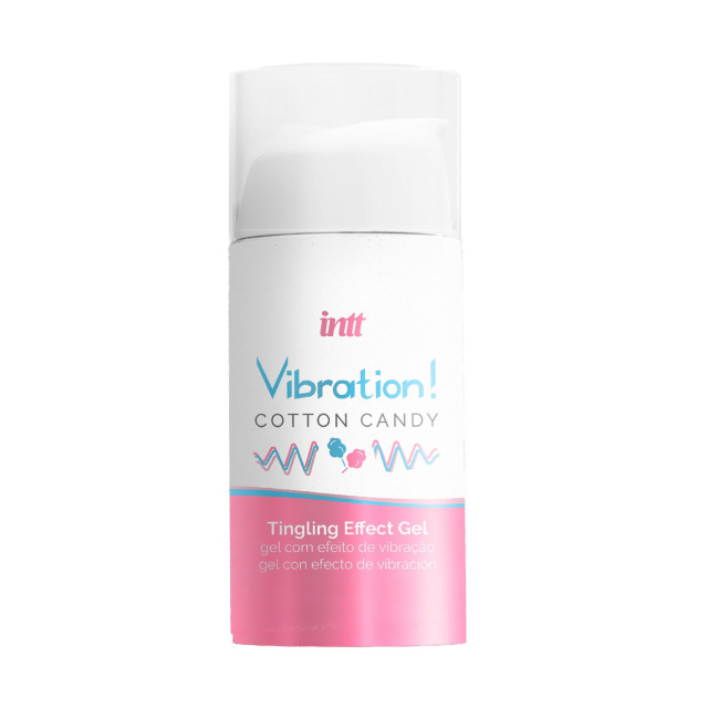 intt Vibration Cotton Candy - Płynny wibrator, 15 ml