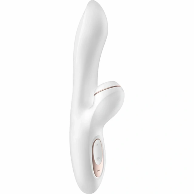 Вібратор з вакуумним стимулятором клітора Satisfyer Pro G-Spot (білий)