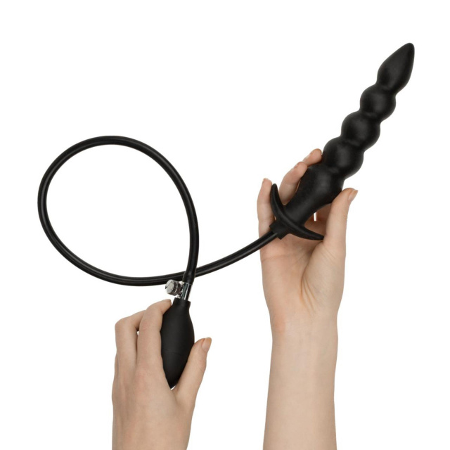 Анальна пробка EasyToys Anal Collection, 20 см (чорний)