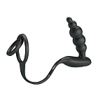 Pierścień erekcyjny Pretty Love Vibration Penis Sleeve III, 21,2 cm (czarny)