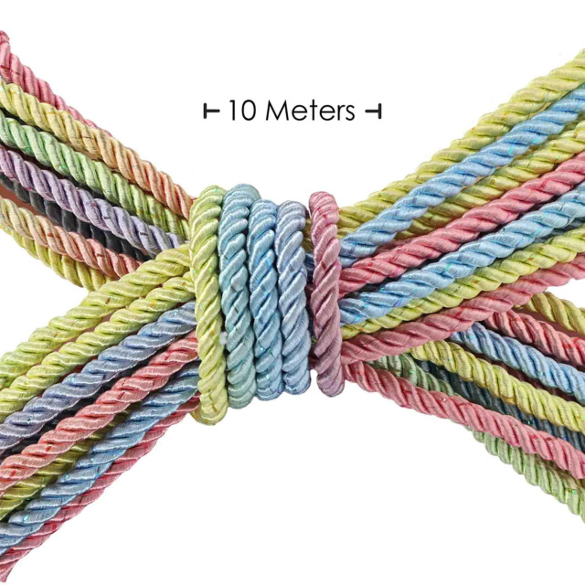 Веревка для бондажа Ouch! Rope, 10 м (мульти)