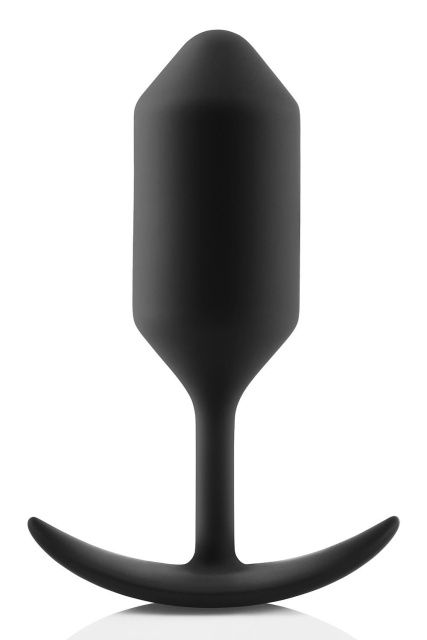 Korek analny B-Vibe Snug Plug 3, 12.7 cm (czarny)