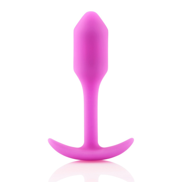 B-Vibe Snug Plug 1 - Korek analny, Różowy, 8, 6 cm