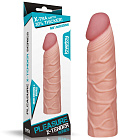 Насадка на пенис LoveToy Pleasure X-Tender Penis Sleeve, 17 см (телесный)