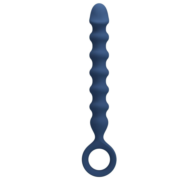 Mr. Play George Penis Anal Bead - Dildo analne, Niebieski, 28.5 cm