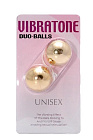Вагінальні кульки Vibratone Unisex Duo Balls, 3,5 см (золотистий)
