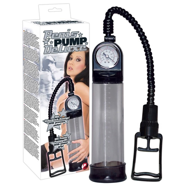 Вакуумна помпа для пеніса You2Toys Penis Pump Deluxe, 30 см (чорний)