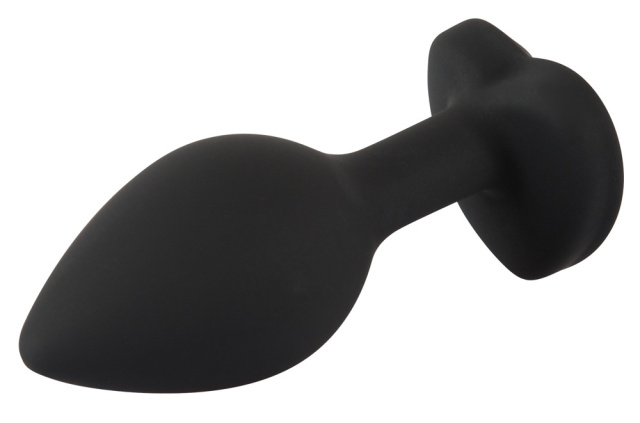 You2Toys Silicone Butt Plug - Korek analny, Czarny, 7.3 cm