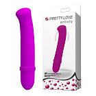 Вибратор для точки G Pretty Love Antony, 12 см (фиолетовый)
