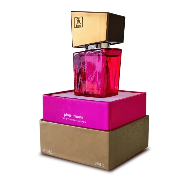 Духи для женщин с феромонами Shiatsu Pheromone Fragrance Women Pink, 15 мл