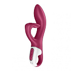 Вібратор-кролик Satisfyer Embrace Me, 20,5 см (бордовий)