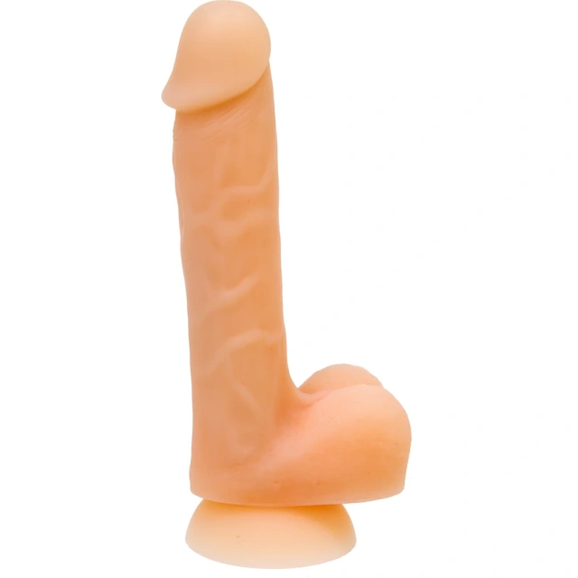 Фалоімітатор Addiction Bendable David 8", 20 см (тілесний)