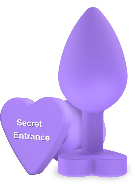 TOYJOY Secret Entrance - Korek analny, Fioletowy, 8.5 cm