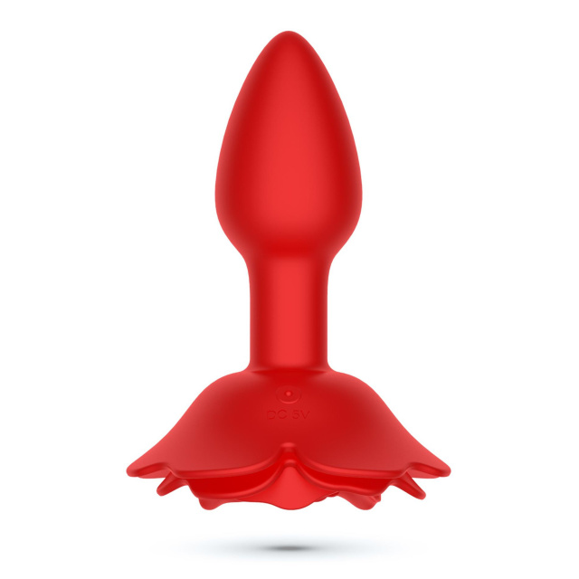 Korek analny Crushious Giulietta, 11 cm (czerwony)