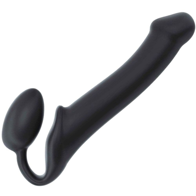 Безремневий страпон Strap-On-Me L, 19 см (чорний)