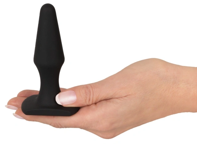 Korek analny Feel The Magic Shiver Butt Plug, 10,5 cm (czarny)