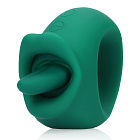 Вибратор для клитора Loveline Licking and Vibrating Clitoral Stimulator (зеленый)