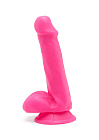 Фаллоимитатор Get Real Happy Dicks Dong 6 In, 15 см (розовый)
