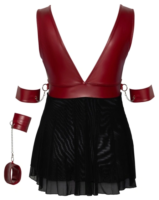 Cottelli BONDAGE Cottelli Bondage Plus Babydoll - Koszula nocna, XXXXL