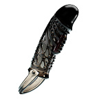 Насадка на пеніс Pretty Love Penis Sleeve Cecelia, 18,5 см (чорний)