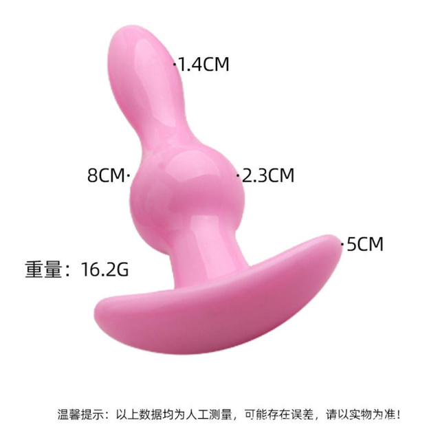 Power Escorts T-Plug 02 - Korek analny, Różowy, 8.5 cm