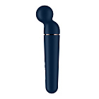 Вибромассажер Satisfyer Planet Wand-er, 30.4 см (синий)