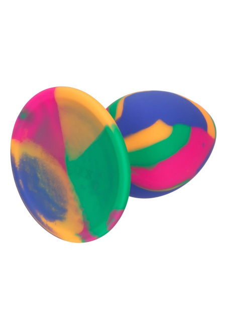 CalExotics Tie-Dye Plug Medium - Korek analny, Multi, 7.5 cm