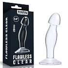 Анальна пробка LoveToy Flawless, 16.5 см (прозорий)