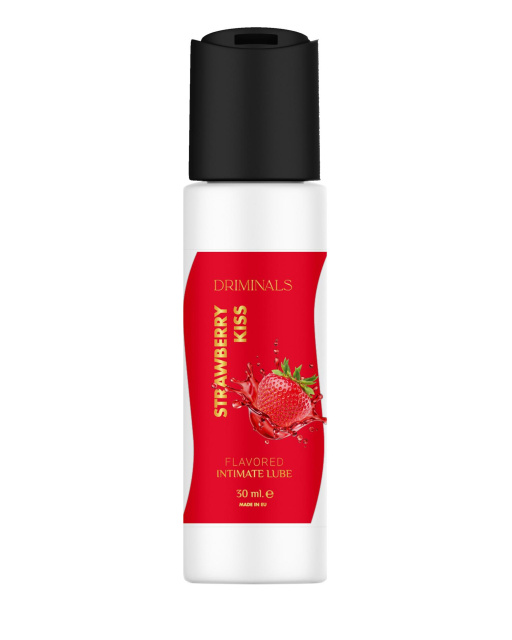 Лубрикант на водній основі Driminals Kiss полуниця, 30 мл