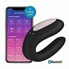 Вибратор для пар Satisfyer Double Joy, 9 см (черный)
