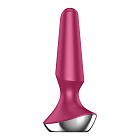 Korek analny Satisfyer Plug-ilicious 2, 14 cm (malinowy)