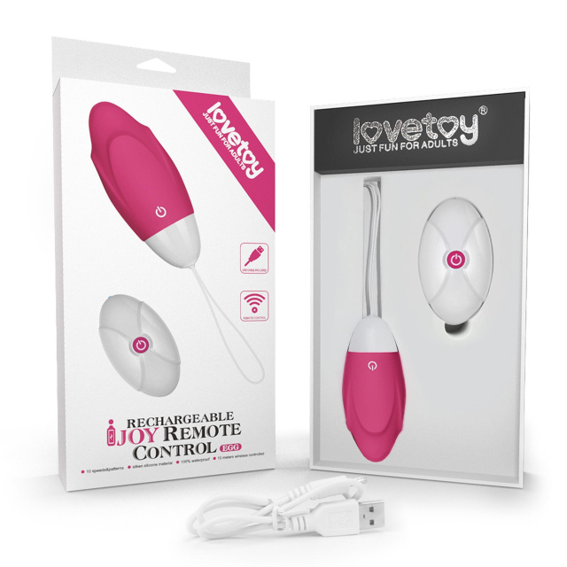 Lovetoy Ijoy - Wibrujące jajko, Różowy, 8.9 cm