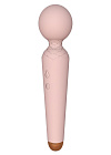 Вибромассажер Rechargeable Power Wand, 19,5 см (розовый)