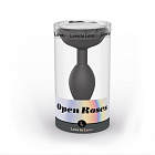 Анальна пробка Love To Love Open Roses, 12,5 см (чорний)