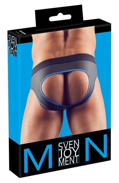 Чоловічі труси Svenjoyment Underwear Jock, S (чорний із синім)