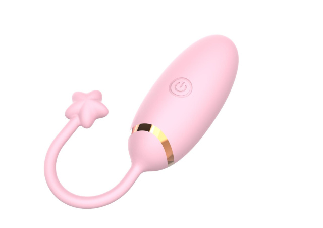 B - Series Cute Love Egg App 2.0 - Wibrujące jajko, Różowy, 8 cm