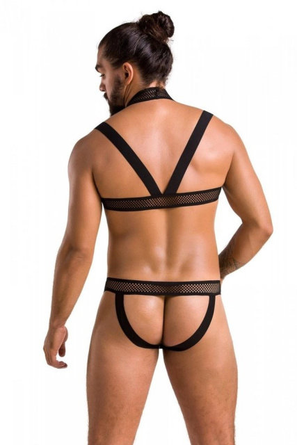 Еротичний комплект Passion 043 Jacob, XXL/XXXL (чорний)