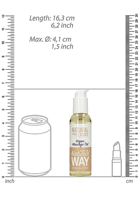 Natural Pleasure Vegan Oil - Olejek do masażu, 150 ml