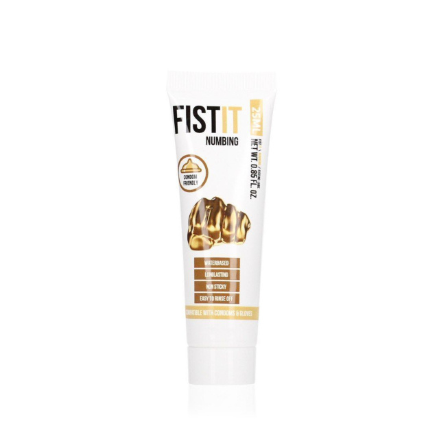 Fist It Numbing - Lubrykant na bazie wody, 25 ml