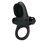 Эрекционное кольцо Pretty Love Vibrant Penis Ring II, 8,6 см (черный)