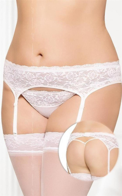 Комплект SoftLine Garterbelt 3305, S/M (чорний)