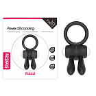 Виброкольцо LoveToy Power Clit, 7,5 см (черный)