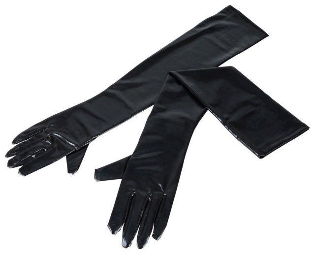 Cottelli ACCESSOIRES Gloves Wet Look - Rękawiczki, S/M/L