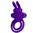 Эрекционное кольцо Pretty Love Ring Bunny III, 9,7х4,0 см (фиолетовый)